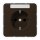 Jung CD1520BFKINABR SCHUKO Steckdose m.Schriftfeld KI (Thermoplast bruchsicher) Braun Serie CD