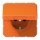 Jung CD1520BFKLO SCHUKO Steckdose m.Klappdeckel (Thermoplast bruchsicher) Orange Serie CD