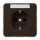 Jung CD1520BFNABR SCHUKO Steckdose m.Schriftfeld  (Thermoplast bruchsicher) Braun Serie CD