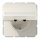 Jung CD1520BFNAKL SCHUKO Steckdose m.Klappdeckel (Thermoplast bruchsicher) Weiß Serie CD