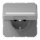 Jung CD1520BFNAKLGR SCHUKO Steckdose m.Klappdeckel (Thermoplast bruchsicher) Grau Serie CD