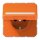 Jung CD1520BFNAKLO SCHUKO Steckdose m.Klappdeckel (Thermoplast bruchsicher) Orange Serie CD