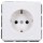 Jung CD1520NWW SCHUKO Steckdose o.Kralle (Duroplast) Alpinweiß Serie CD