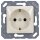 Jung CD5120BF SCHUKO Steckdose f.Klappdeckel (Thermoplast bruchsicher) Weiß Serie CD