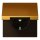 Jung GO1520KL SCHUKO Steckdose mit Klappdeckel (Metall PVD-beschichtet) Goldfarben