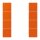 Jung LC504TSA4320S Tastensatz komplett 4fach (Duroplast) Orange Vif Les Couleurs® Le Corbusier