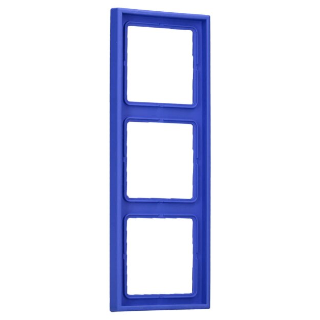 Jung LC9834320K Rahmen 3fach (Duroplast) Bleu Outremer Les Couleurs® Le Corbusier