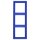 Jung LC9834320K Rahmen 3fach (Duroplast) Bleu Outremer Les Couleurs® Le Corbusier