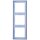 Jung LC9834320K Rahmen 3fach (Duroplast) Bleu Outremer Les Couleurs® Le Corbusier