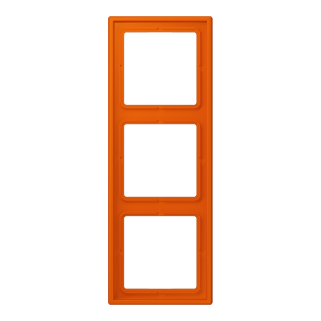 Jung LC9834320S Rahmen 3fach (Duroplast) Orange Vif Les Couleurs® Le Corbusier