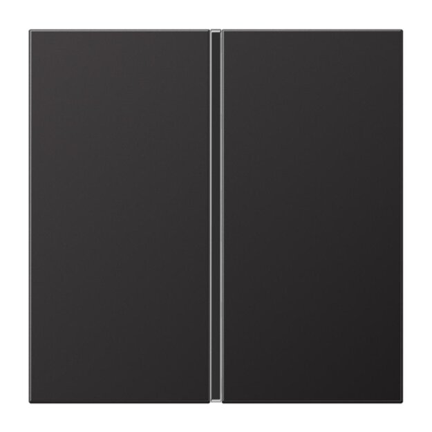 Jung AL2401TSAD Tastensatz komplett 1fach (lackiertes Aluminium) Dark Serie LS