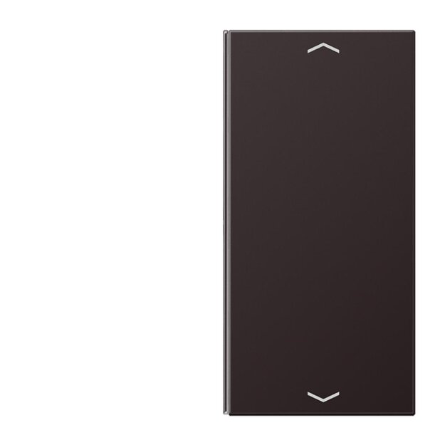 Jung AL2402TSAPD Taste 2fach, Pfeil (lackiertes Aluminium) Dark Serie LS