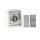 Aufputz Serienschalter Feuchtraum IP54, Modell Pacific, grau