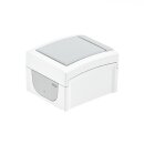 Aufputz Wechselschalter Feuchtraum IP54, Modell Pacific, grau
