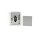 Aufputz Wechselschalter Feuchtraum IP54, Modell Pacific, grau