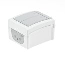 Aufputz Jalousietaster Feuchtraum IP54, Modell Pacific, grau