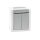 Aufputz Jalousietaster Feuchtraum IP54, Modell Pacific, grau