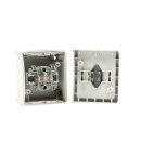 Aufputz Kreuzschalter Feuchtraum IP54, Modell Pacific, grau