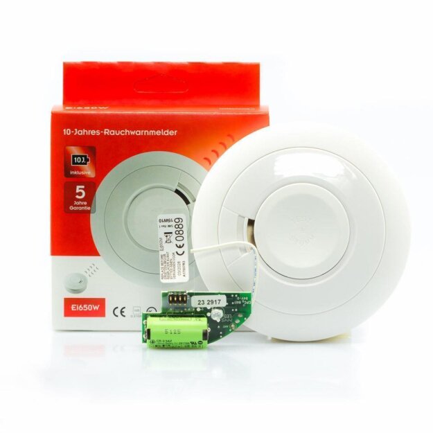 Ei Electronics Ei650W + Ei600MRF 10 Jahres Rauchmelder Lithiumbatterie mit Funkmodul, 8-er Set, Ei 650 W + Ei 600 MRF