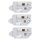 Gira Funkmodul 234700 für Rauchwarnmelder Gira Dual Q 233602 und 233002 - 3er Pack
