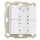 MDT BE-TA55P4.G1 Taster 4-fach Plus 55 mm UP LED KNX Reinweiß glänzend