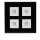 MDT BE-GT04S.01 Glastaster 4-fach Plus KNX Schwarz