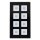 MDT BE-GT08S.01 Glastaster 8-fach Plus, Schwarz