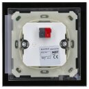 MDT BE-GTT4S.01 Glastaster 4-fach Plus Schwarz mit Temperatursensor