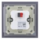 MDT BE-GTT4W.01 Glastaster 4-fach Plus, Weiß mit Temperatursensor