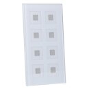 MDT BE-GTT8W.01 Glastaster 8-fach Plus, Weiß mit Temperatursensor