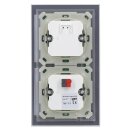 MDT BE-GTT8W.01 Glastaster 8-fach Plus, Weiß mit Temperatursensor