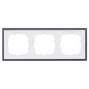 MDT BE-GTR3W.01 Glasrahmen für 55 mm Programme 3-fach, Weiß