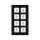 MDT RF-GTT8S.01 KNX RF+ Funk Glastaster 8-fach Plus Aktor/RTM, Schwarz, für ETS5