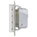 MDT RF-TA55A2.01 KNX RF+ Funk Taster 2-fach Plus mit Aktor , Reinweiß matt, für ETS5