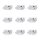 Gira 233602 Rauchmelder Dual Q Label reinweiss + Funkmodul 234700 - 9er Pack