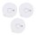 Gira 114502 Rauchmelder Basic Q Label reinweiss - 3er Pack