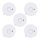 Gira 114502 Rauchmelder Basic Q Label reinweiss - 5er Pack
