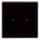 Zennio - SQUARE TMD 2 - kapazitiver KNX-Taster, 2  Tasten,  Thermostat, Temperaturfühler - SCHWARZ - ZVI-SQTMD2-A