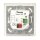 Zennio - SQUARE TMD 2 - kapazitiver KNX-Taster, 2  Tasten,  Thermostat, Temperaturfühler - WEISS - ZVI-SQTMD2-W