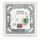 Zennio - SQUARE TMD 6 - kapazitiver KNX-Taster, 6 Tasten, Thermostat, Temperaturfühler - WEISS - ZVI-SQTMD6-W