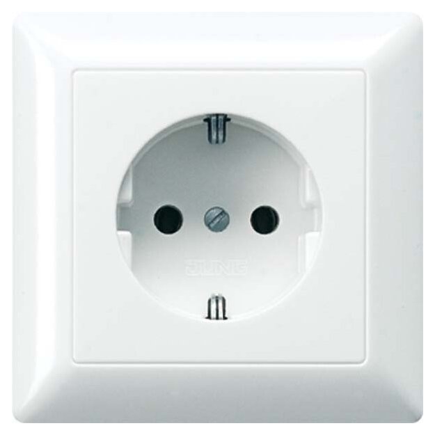 Jung AS520WW SCHUKO-Steckdose (Duroplast) Alpinweiß Serie AS