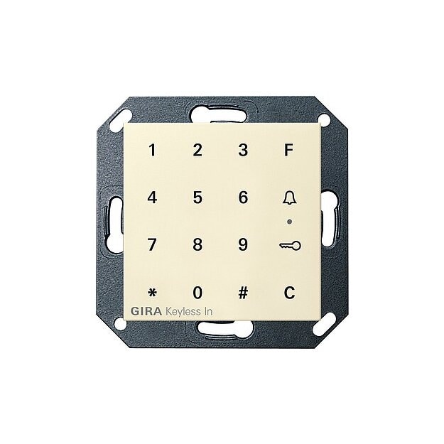 Gira 260501 Gira Keyless In Codetastatur System 55 Cremeweiß