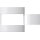Gira 147003 Abdeckung Automatikschalter Standard System 55 Reinweiß