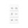 Jung SIA6ADCWW Audio-Design-Cover (Thermoplast bruchsicher) Alpinweiß Serie A / AS