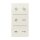 Jung SIA6CDDCW Audio-Design-Cover (Thermoplast bruchsicher) Weiß Serie CD