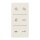 Jung SIA6LSDCW Audio-Design-Cover (Thermoplast bruchsicher) Weiß Serie LS