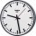 Theben 5009241 Wanduhreinseitig Balkenziffern OSIRIA 241 BR-EIB Chrom