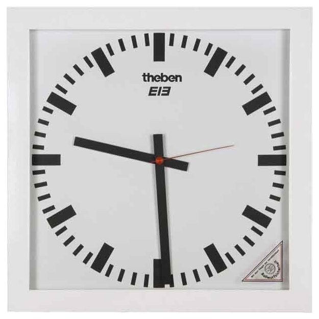 Theben 5009252 Wanduhreinseitig OSIRIA 251 BQ-EIB Weiß