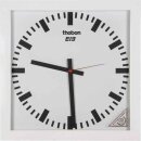 Theben 5009252 Wanduhreinseitig OSIRIA 251 BQ-EIB Weiß
