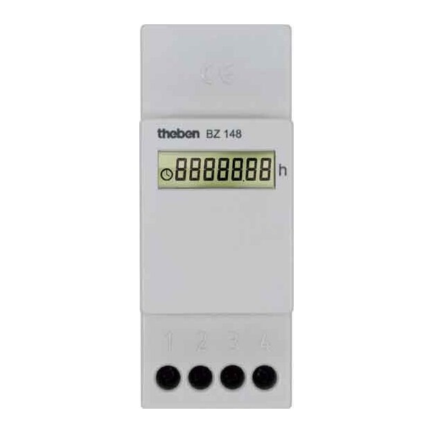 Theben 1480000 Betriebsstundenzähler 35x128mm BZ 148